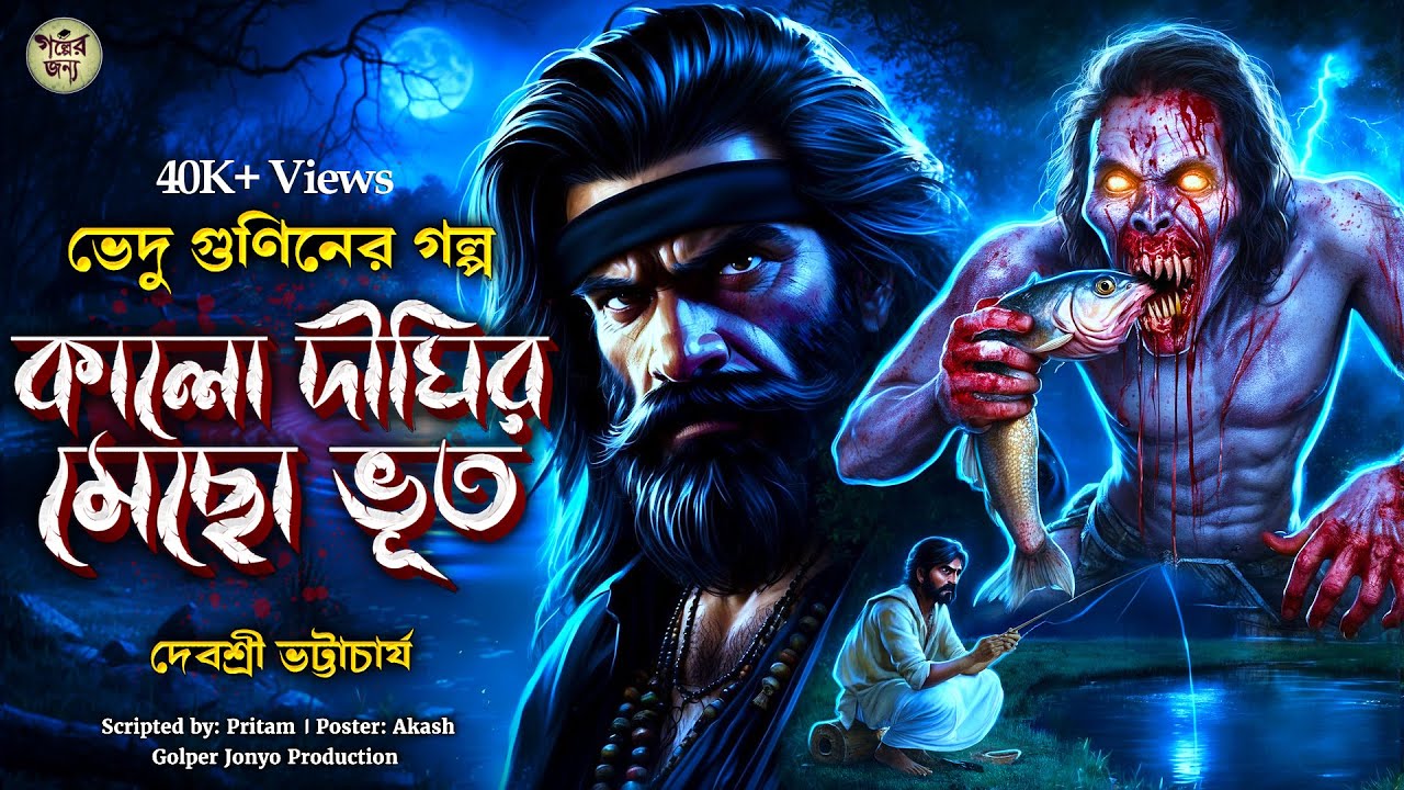 কালো দীঘির মেছো ভূত 😱 (গ্রাম বাংলার ভূতের গল্প) GRAM BANGLAR BHUTER GOLPO | BENGALI AUDIO STORY