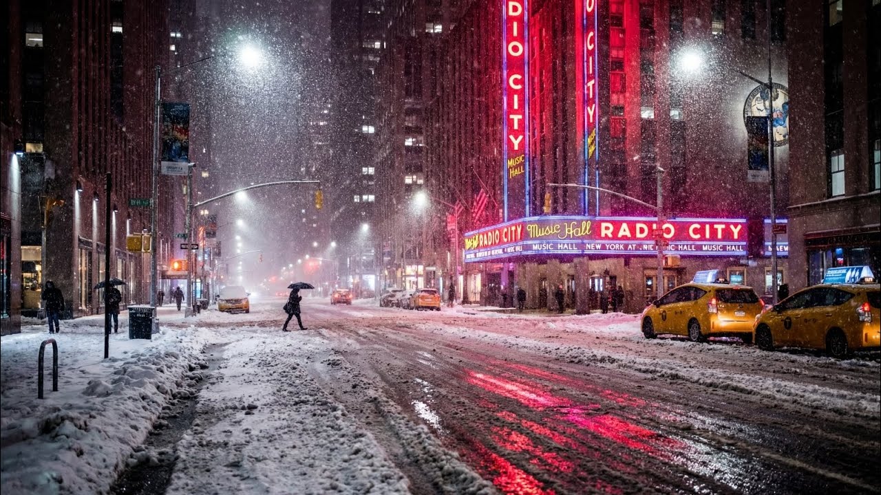  NYC’S BIGGEST BLIZZARD 2026 ❄️ Manhattan Heavy Snow Walk - New York City Snowstorm 4K