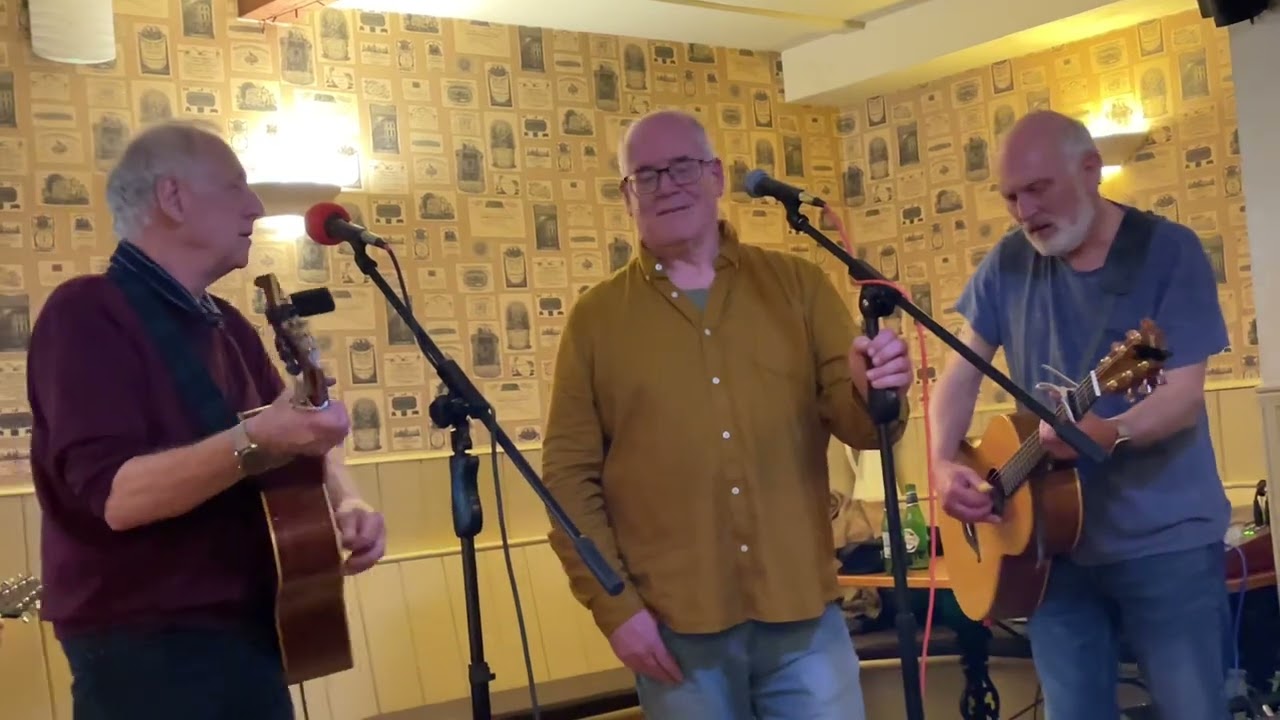 Kelso folk club in the cobbles - black is the colour