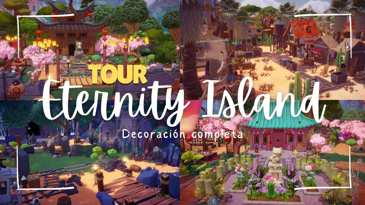 Isla Eternidad DECORADA AL COMPLETO sin pasar el LÍMITE DE OBJETOS!! |Disney Dreamlight Valley