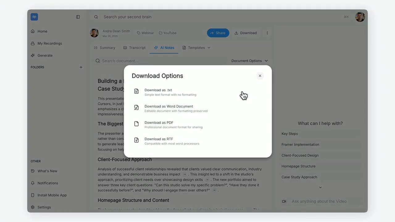 How to convert a Video to PDF