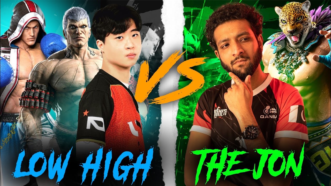The Jon (King) VS LowHigh (Bryan, Steve) • FT 5 • Tekken 8