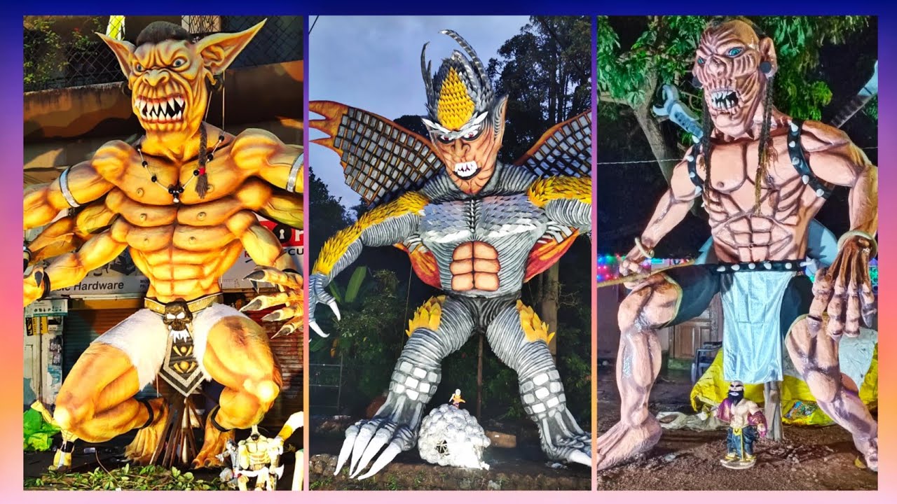 Narkasur Effigies/Putale in Goa 2021 👹😱👺