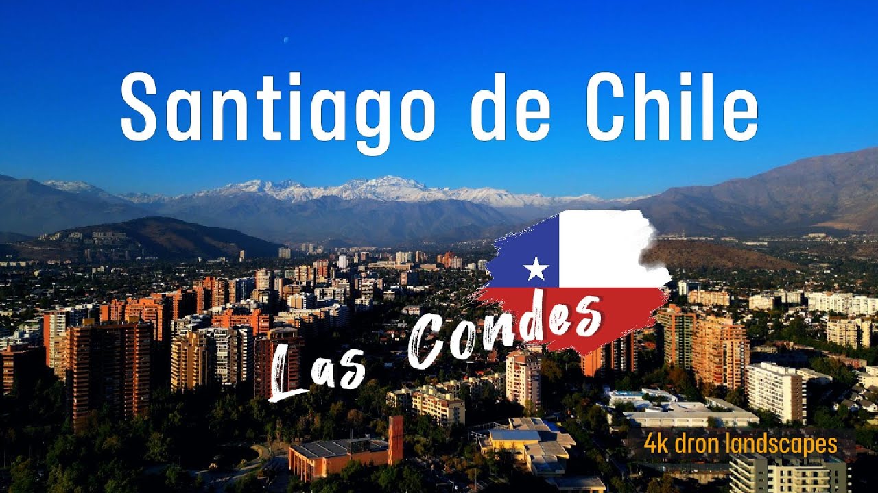 Santiago de Chile: Las Condes desde un dron (4K cinematic footage)