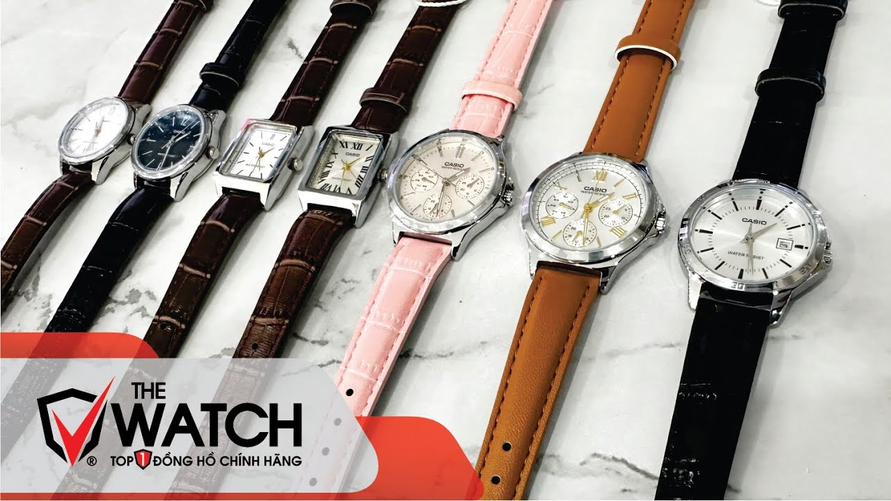 Bán 7 Mẫu Đồng Hồ CASIO NỮ Dây Da - Giá Dưới 1 TRIỆU ĐỒNG | LH: 0876.35.6666