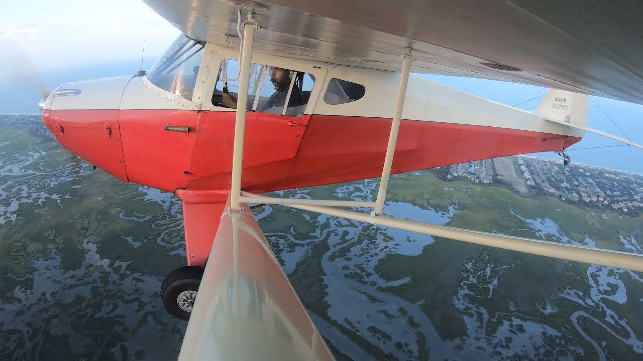 Closed Traffic in a 1946 Taylorcraft + ATC