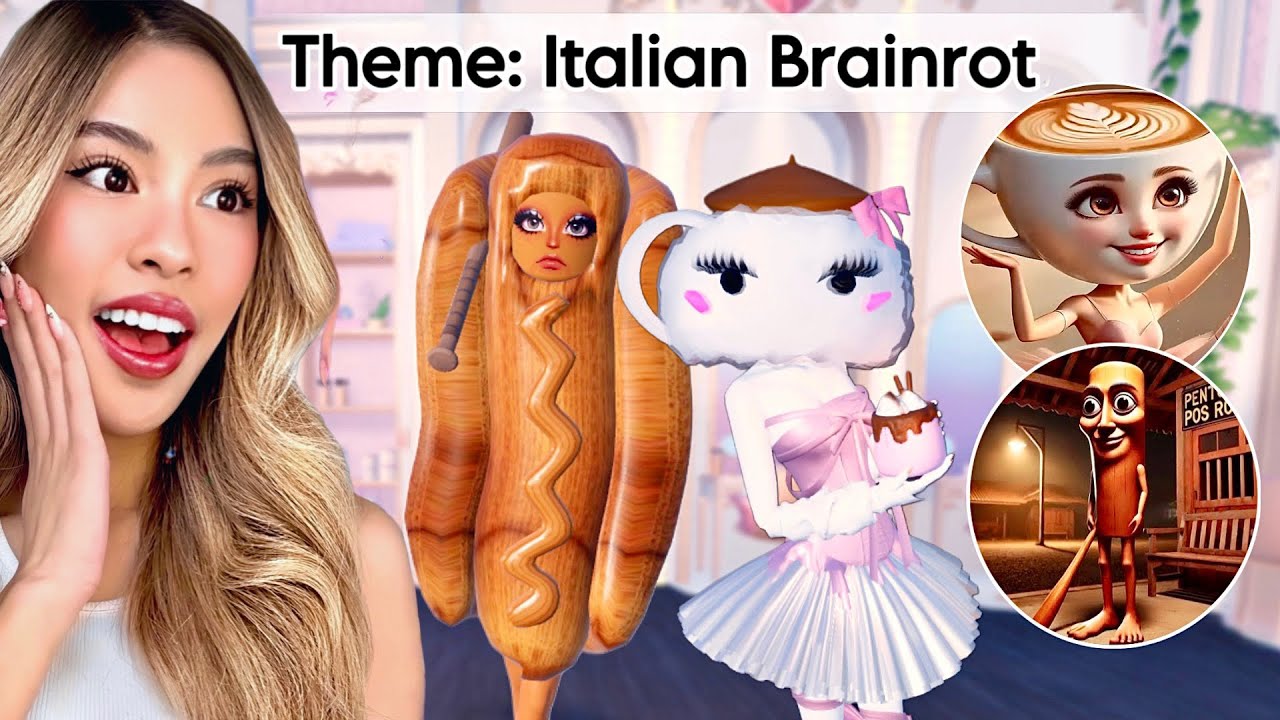 I Bought ITALIAN BRAINROT THEMES In DRESS TO IMPRESS...