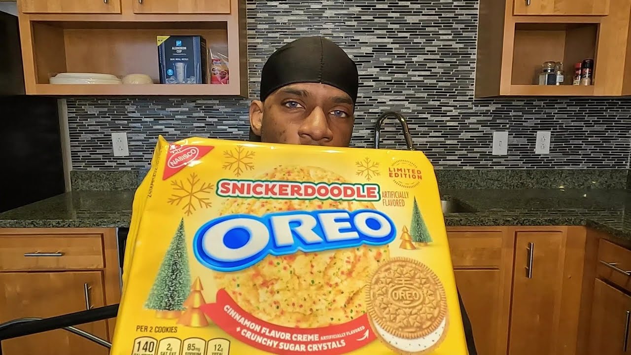 Snickerdoodle Oreo First Impression Taste Test (ASMR)