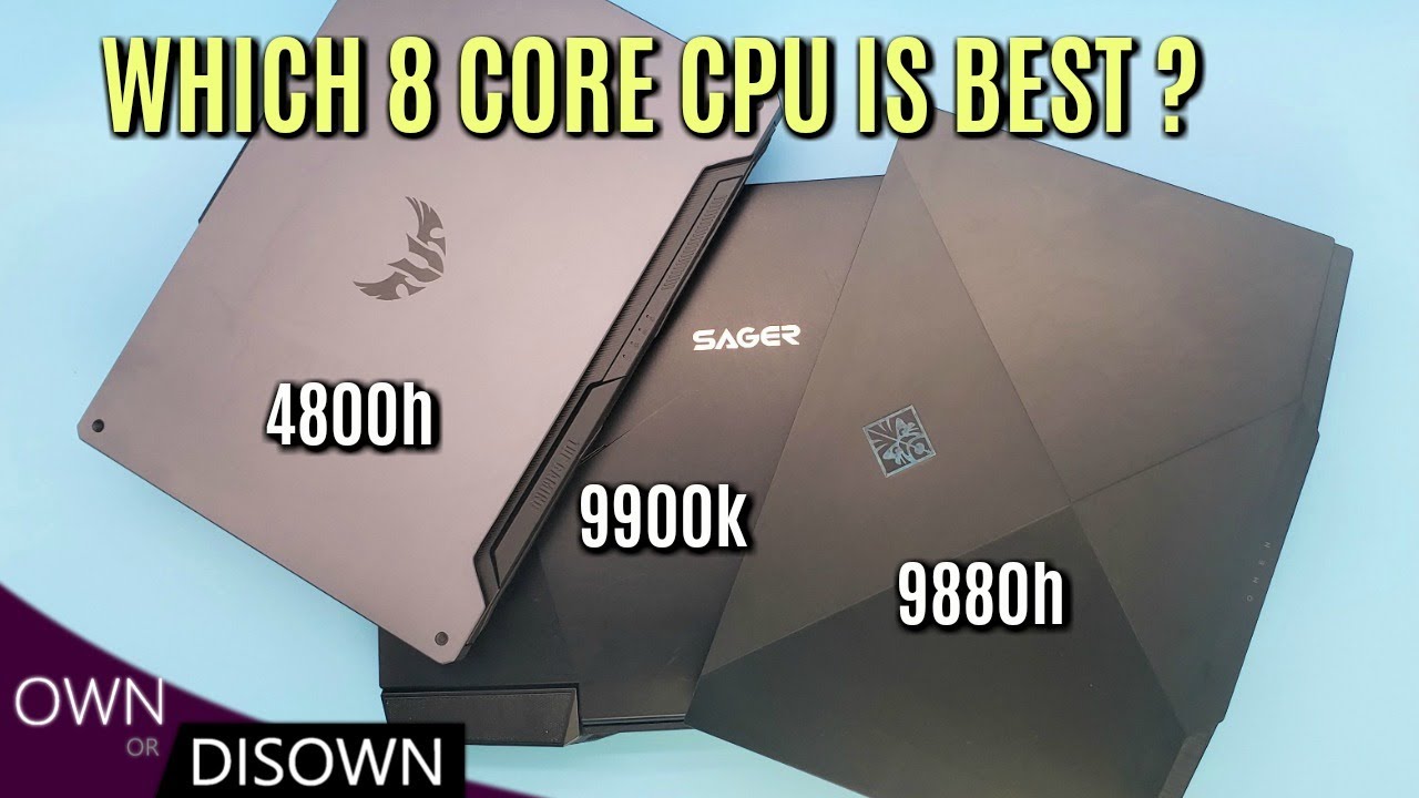BEST 8 CORE CPU ? AMD Ryzen 7 4800h vs i9 9880h vs i9 9900k