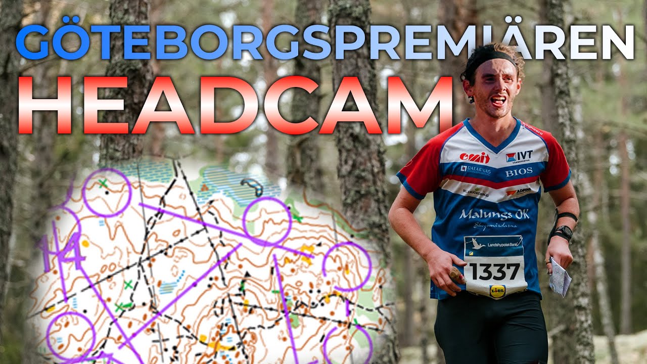 HEADCAM ORIENTEERING VIDEO | GÖTEBORGSPREMIÄREN MIDDLE DISTANCE