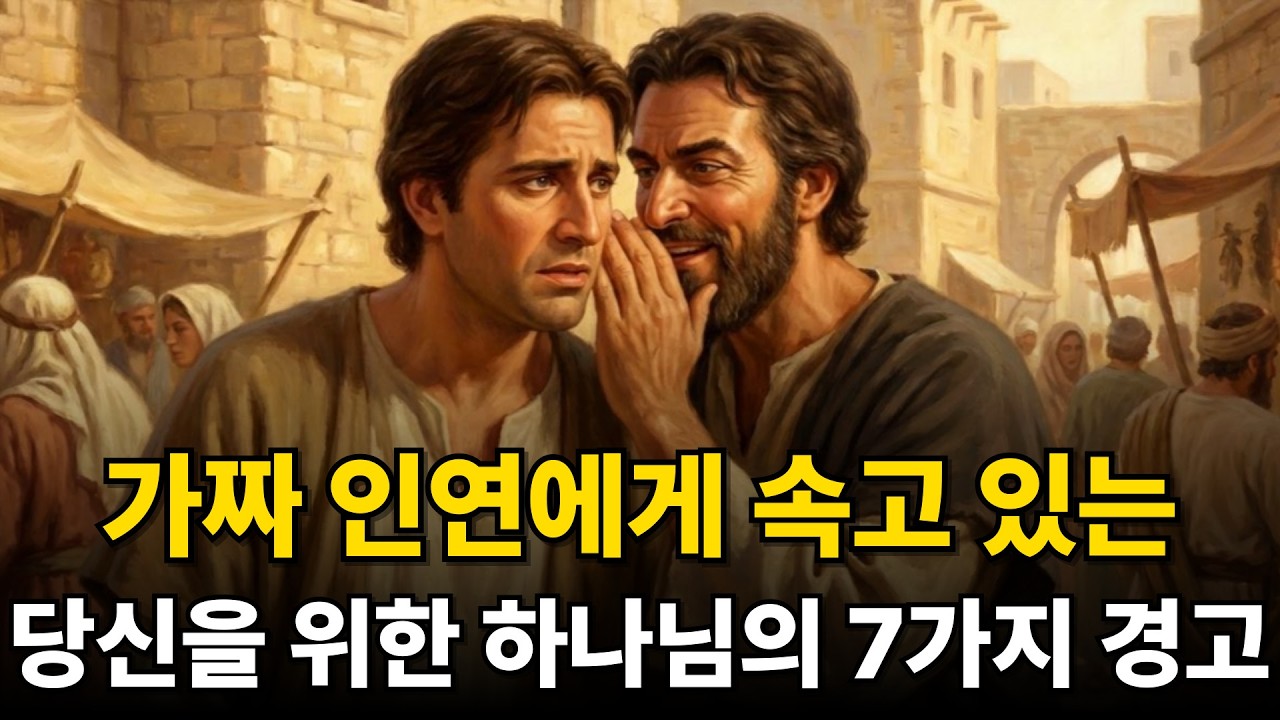 가짜 인연에게 속고 있는 당신을 위한 하나님의 7가지 경고