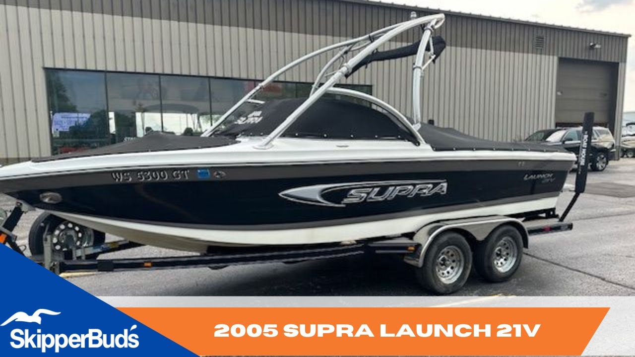 2005 Supra Launch 21V Wake Boat Tour SkipperBud's