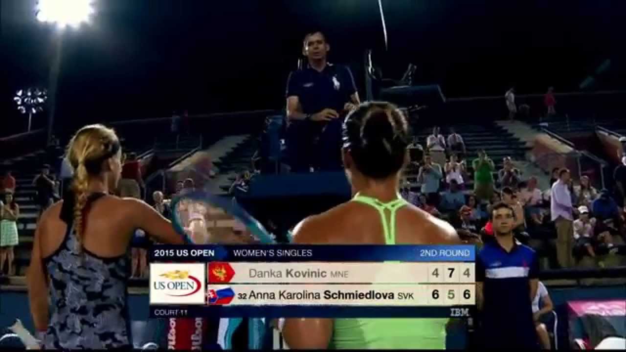 Kovinic vs. Schmiedlova US open