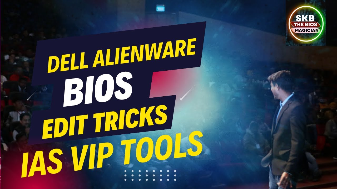 DELL ALIENWARE BIOS EDIT TRICKS | USE IAS VIP TOOLS