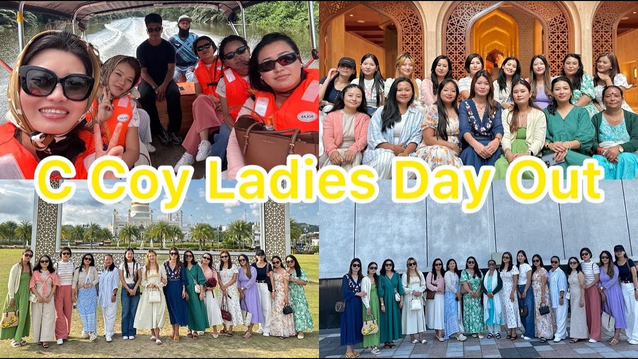 C Coy Ladies Outing!! Boat Ride At Water Village / Royal Regalia Museum Visit 🇧🇳🇧🇳🇧🇳