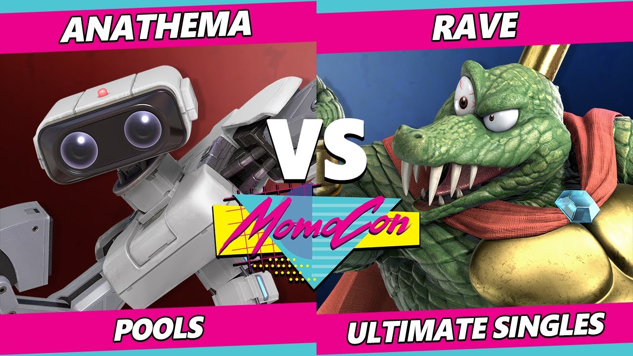 MomoCon 2023 - Anathema (ROB) Vs. Rave (K Rool, Link) Smash Ultimate - SSBU