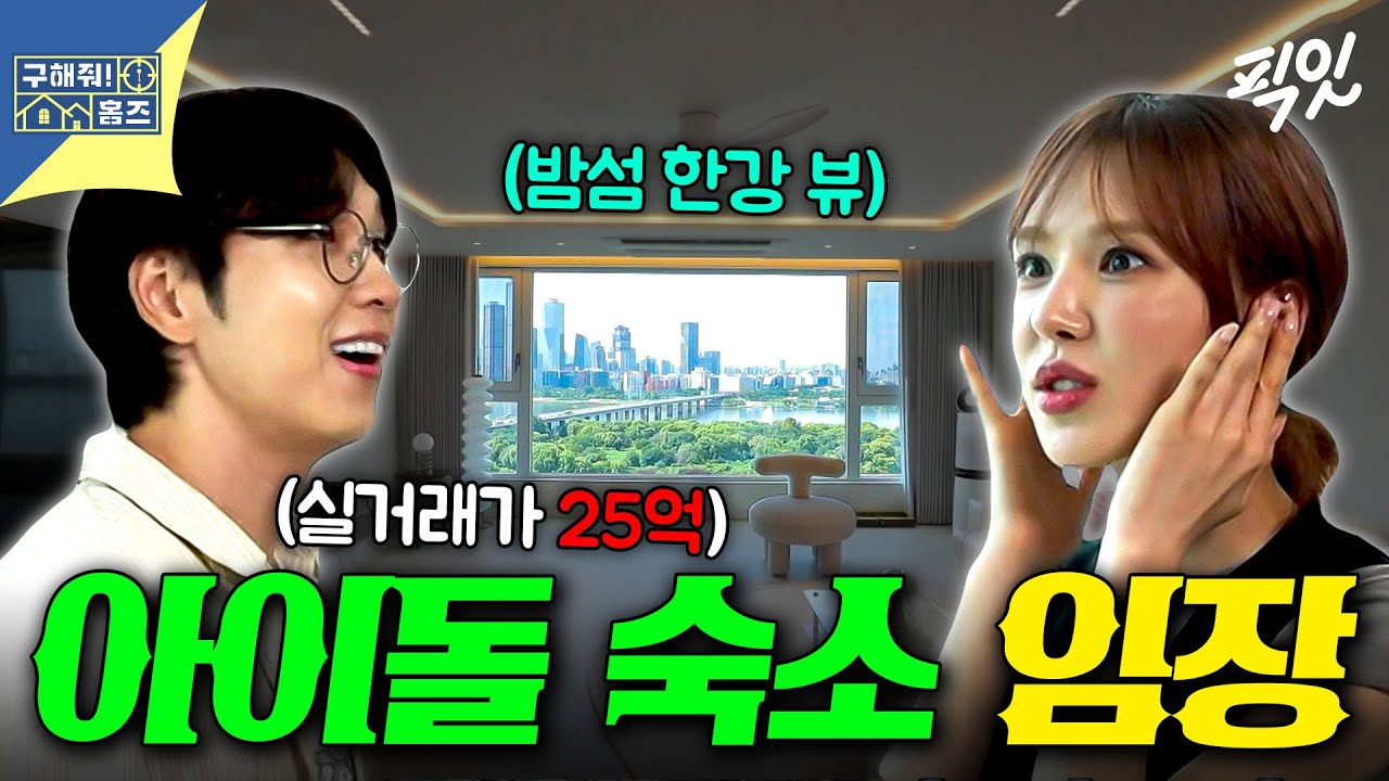 [구해줘홈즈] 아이돌 숙소로 사용됐던 밤섬 한강 뷰 아파트 임장 MBC250904방송 #웬디 #이석훈