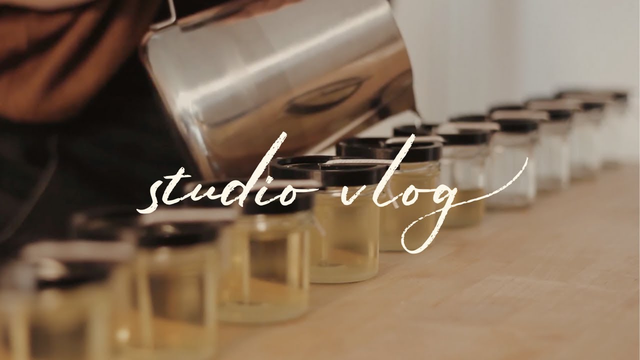Making a Batch of Candles and Packing an Order | Silent Studio Vlog