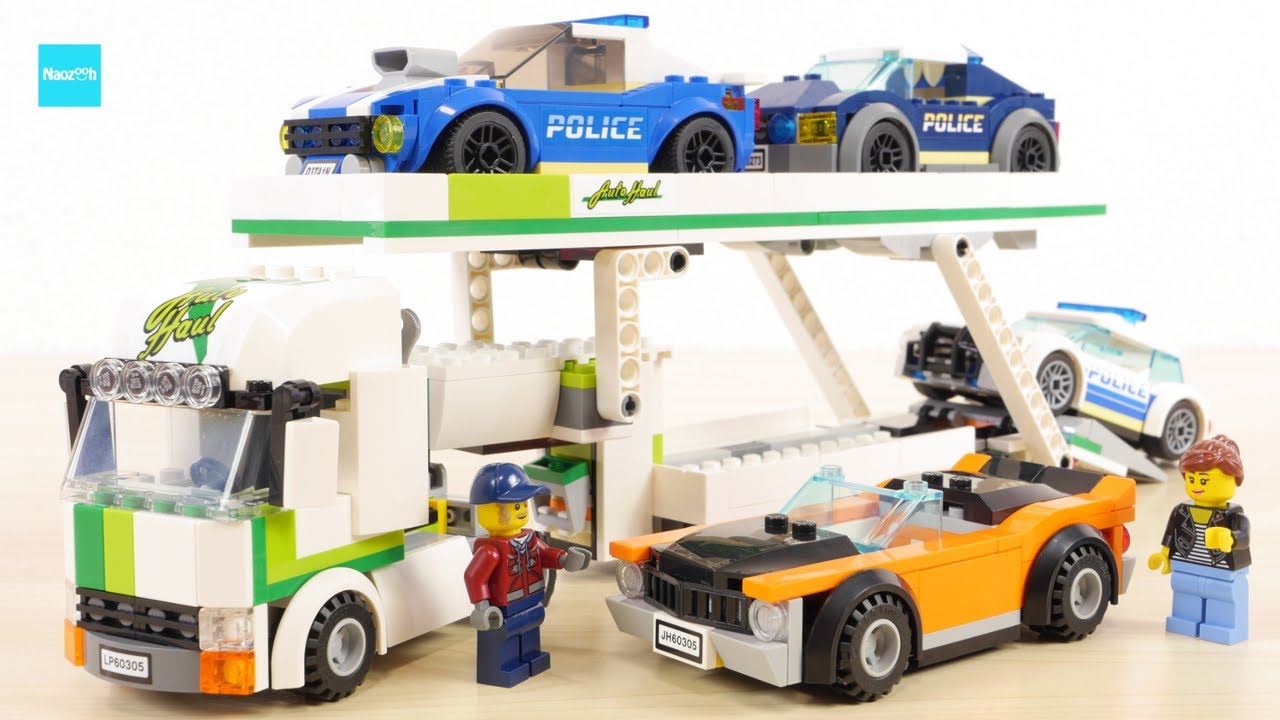 レゴ シティ 車両輸送車 キャリアカー 60305 ／ LEGO City Car Transporter Speed Build & Review