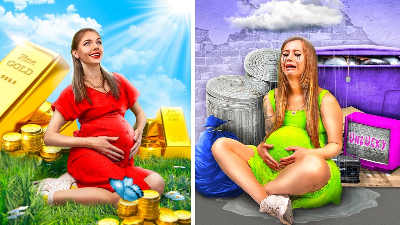 Femme Enceinte Chanceuse VS Femme Enceinte Malchanceuse