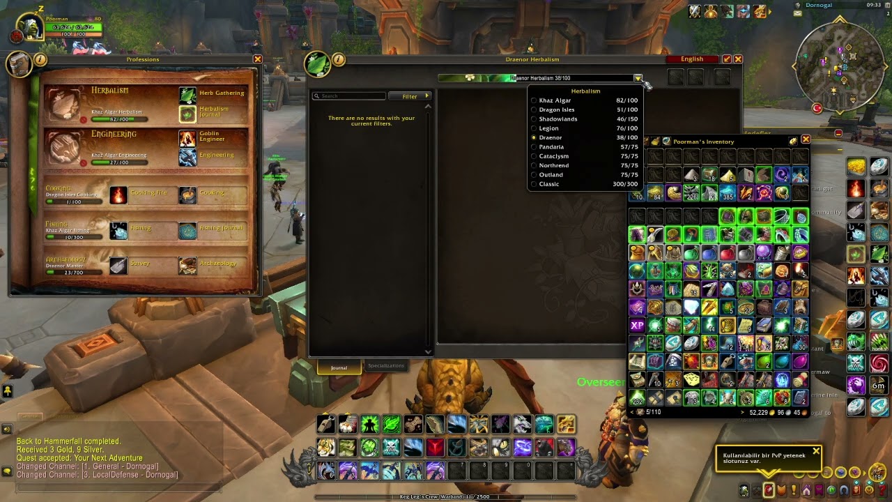 6- Your next adventure ( Bir sonraki Macera ) Worl of Warcraft