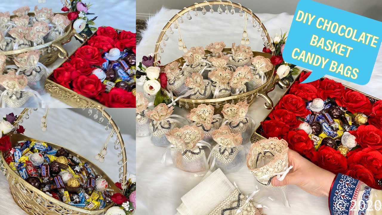 How to Make Fancy Basket & Candy Bags at Home 🧺 🏡