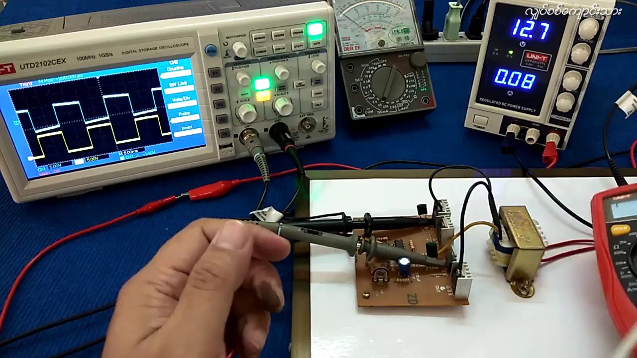 Inverter Card Oscillation ချိန်ညှိခြင်း