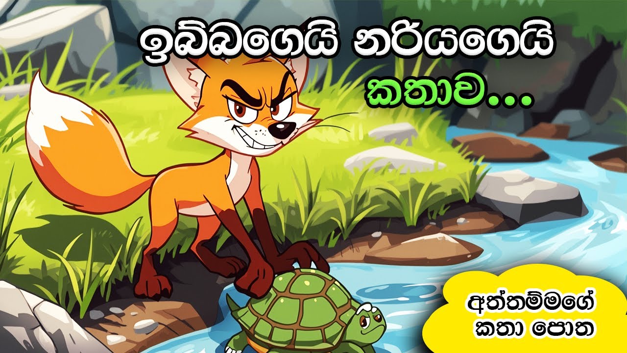 ඉබ්බගෙයි නරියගෙයි කතාව.😊
