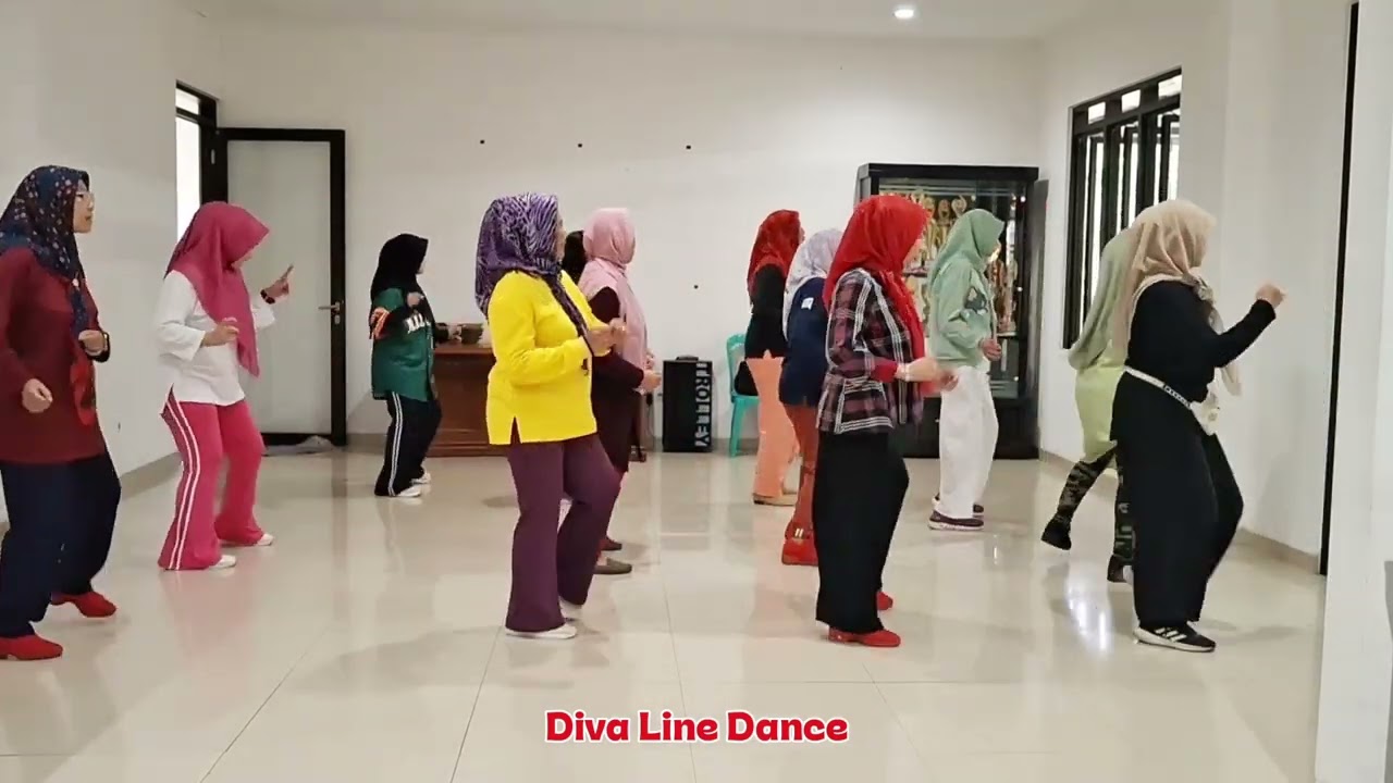Sentimento Linedance//Jun Andrizal(INA) //Beginner// Diva Class Line Dance