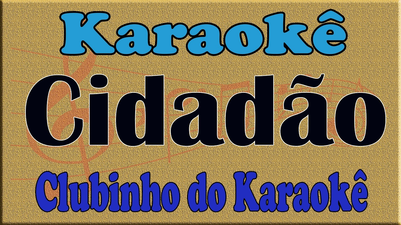 Zé Geraldo   Cidadão - KARAOKE