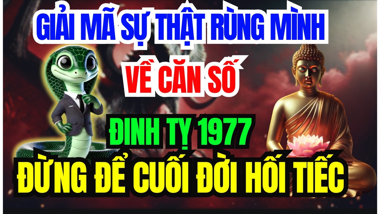 Sự Thật Đáng Sợ Về Cuộc Đời Tuổi Đinh Tỵ 1977, Tiền Vận Phải Trả Nghiệp Âm - Hậu Vận Giàu Khủng
