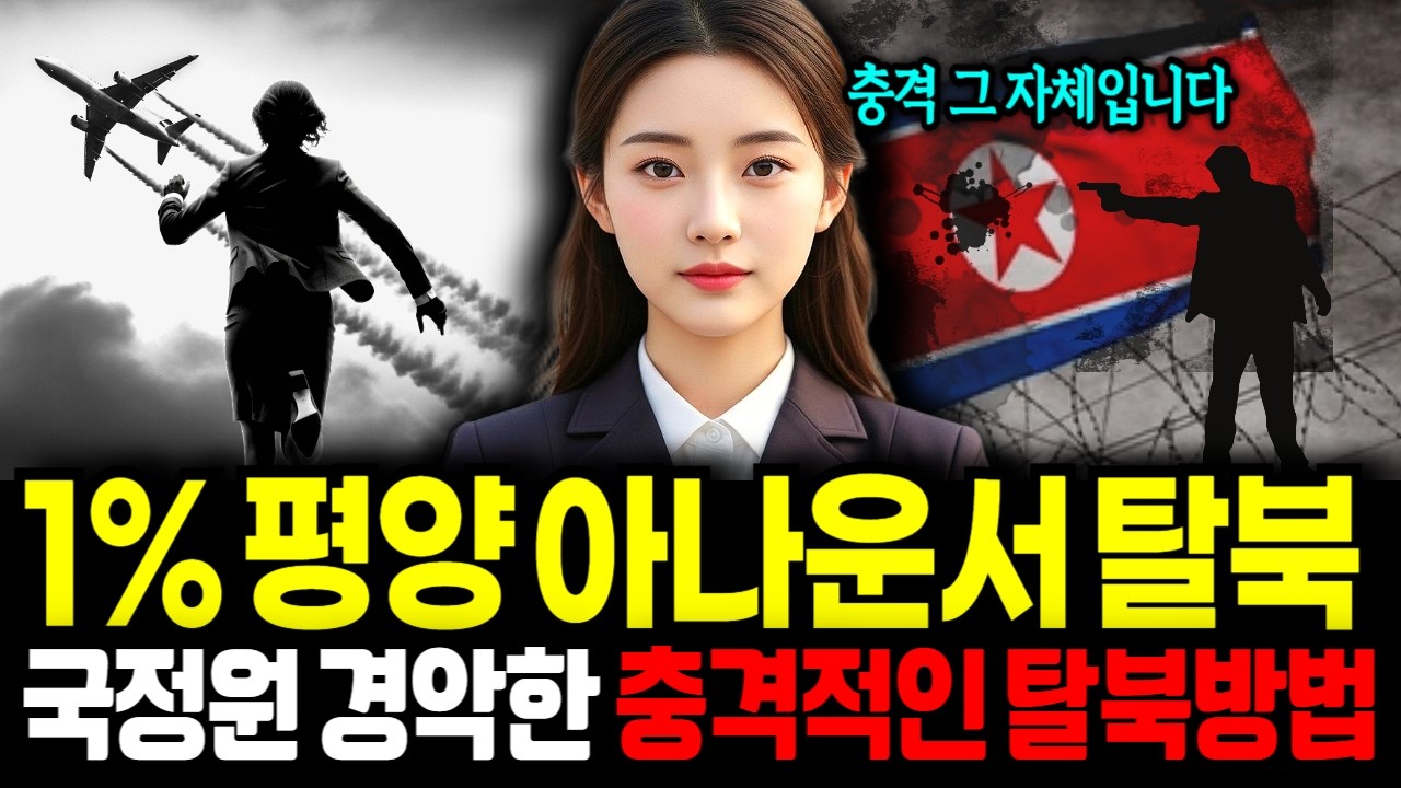 북한 최연소 여성 아나운서는 생방송 도중 도대체 어떻게 탈북한 것일까? 충격적인 탈북 방법과 진실 탈북사연