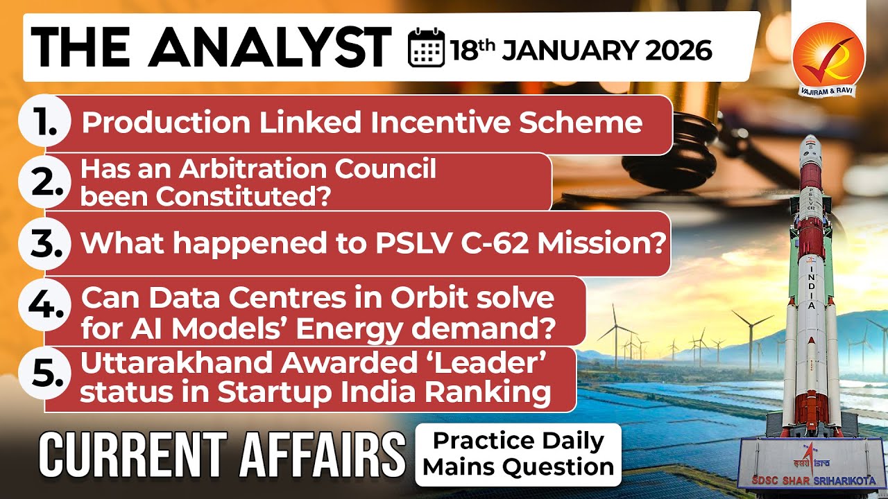 Current Affairs Today 18 JAN 2026 I UPSC Daily Current Affairs I The Hindu Analysis I The Analyst