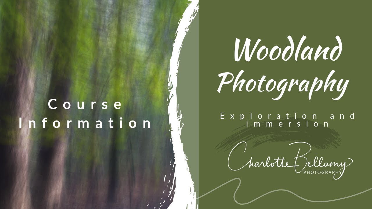 New for 2025 -online Woodland Photography course - Charlotte Bellamy Photography - information video
