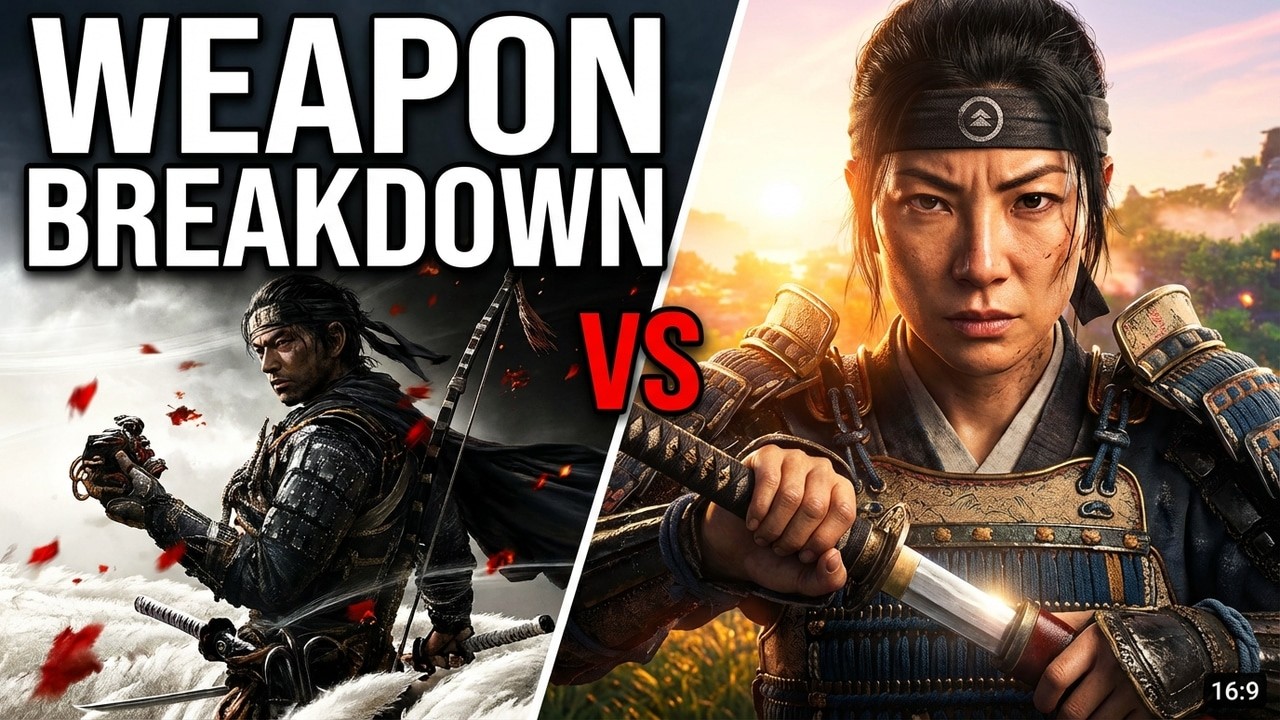 All Weapons Compared | Ghost of Yotei vs Ghost of Tsushima Arsenal