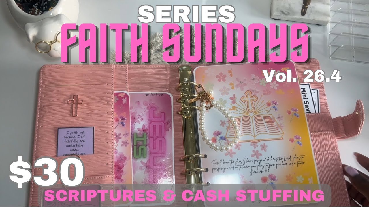 Faith Sunday Savings | $30 Scripture & Cash Stuffing 