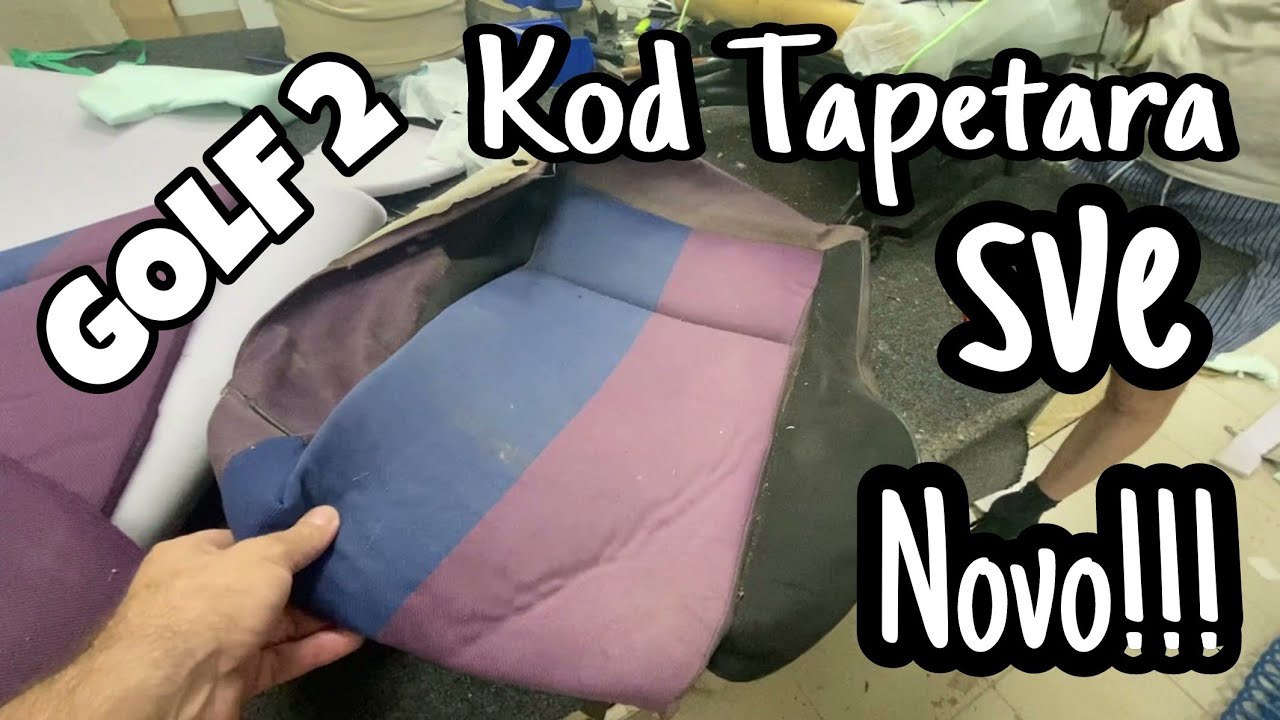 GOLF 2 kod Tapetara pravimo sedista