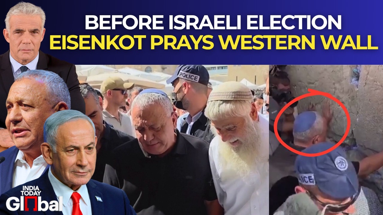 Israel Election 2026: Benjamin Netanyahu&rsquo;s Challenger Gadi Eisenkot Seen Praying At Western Wall