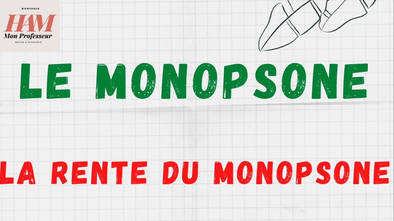 TD- Concurrence Imparfaite-EX9: Monopsone, Plusieurs Vendeurs et un Seul Acheteur