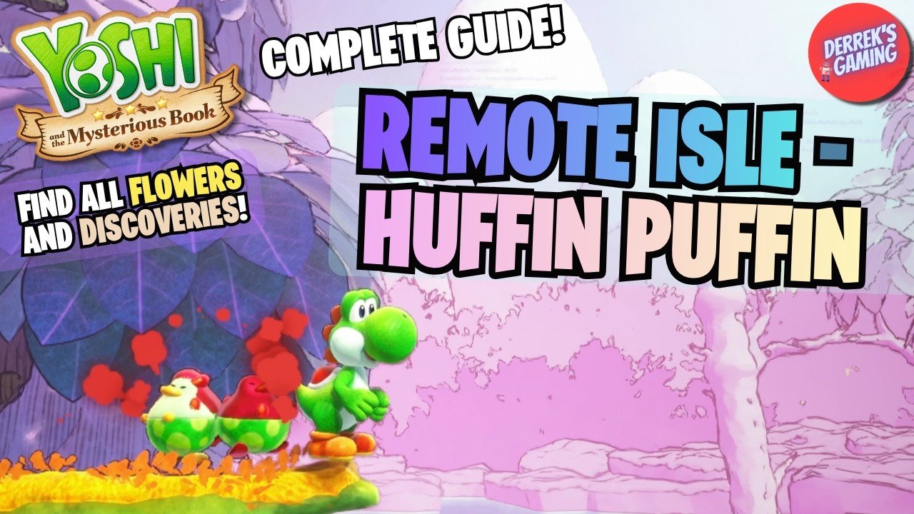 Yoshi and the Mysterious Book | Huffin Puffin Habitat | Flowers and Discoveries!