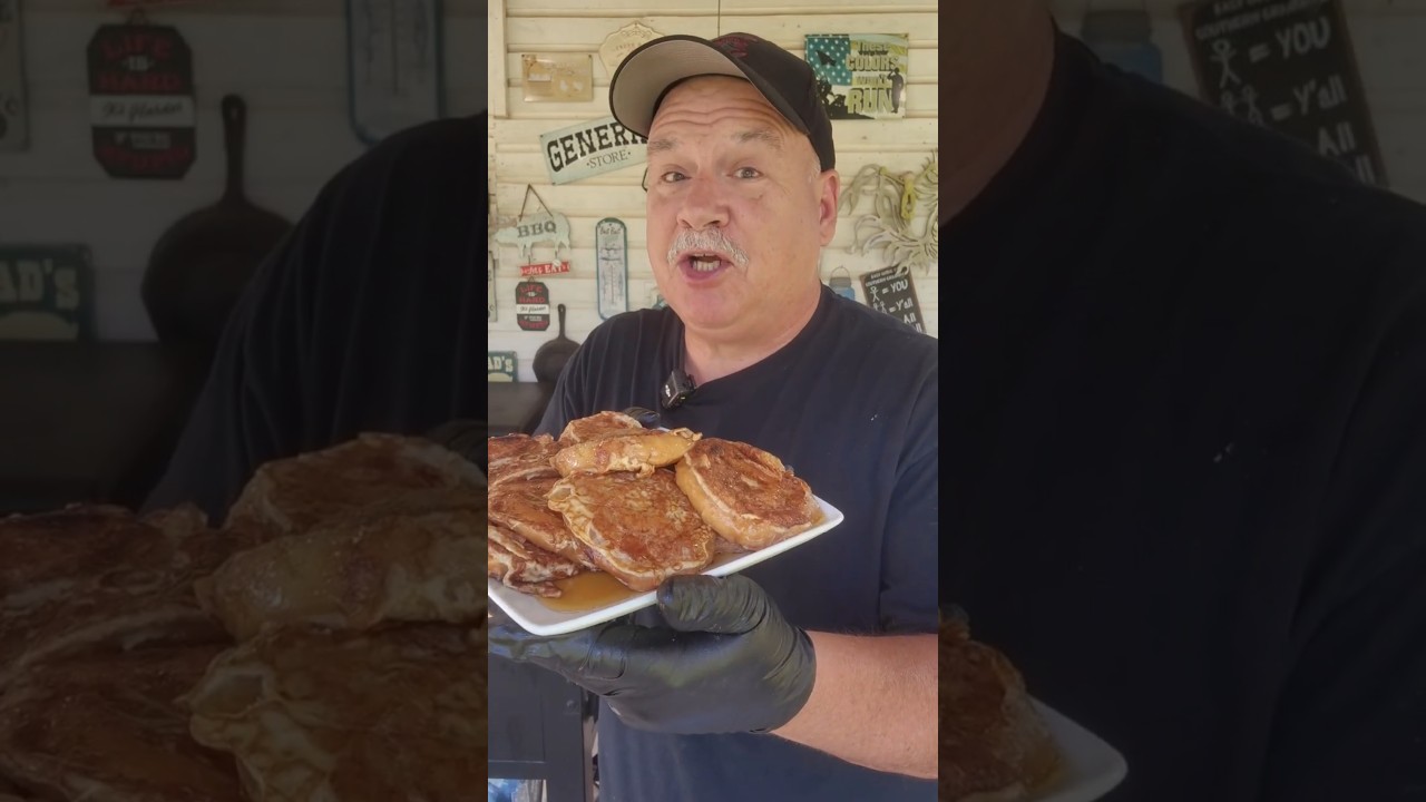 Glazed Doughnut French Toast on the Blackstone griddle | Dessert on the Blackstone