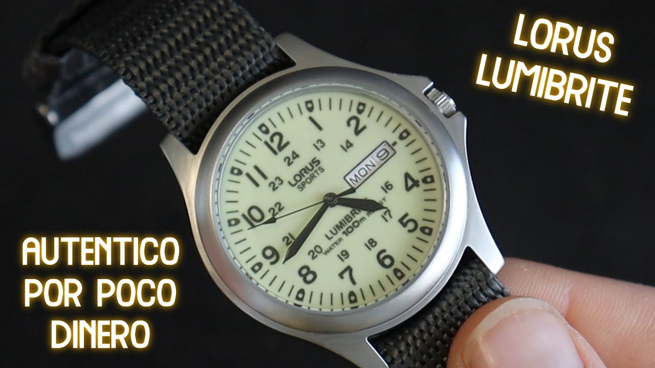¿Por qué es tan BARATO? Lorus LUMIBRITE RXF41AX7