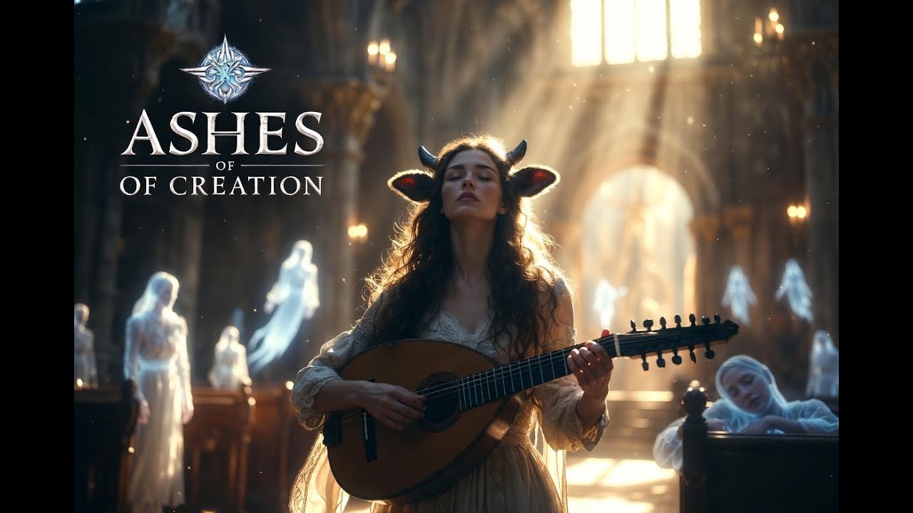 Ashes of Creation Warrior and cleric night at church (8( its spooky