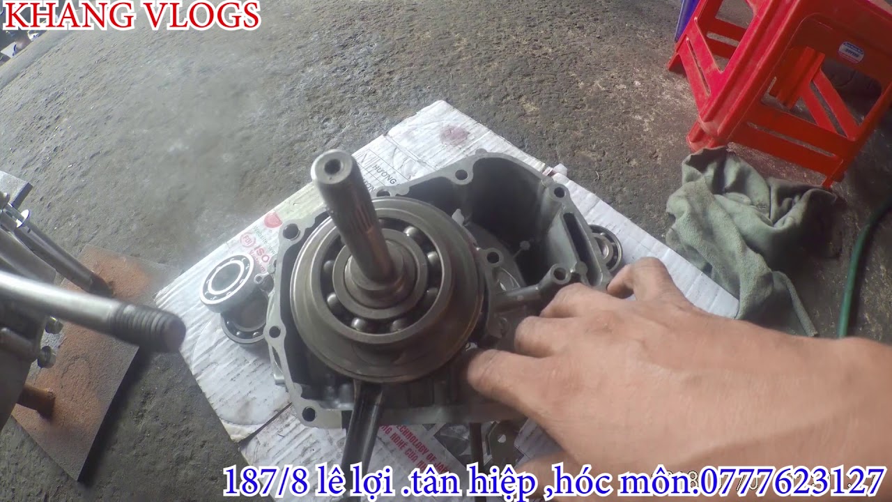 RÃ MÁY SH150ABS 4000KM THAY BẠC ĐẠN DÊN