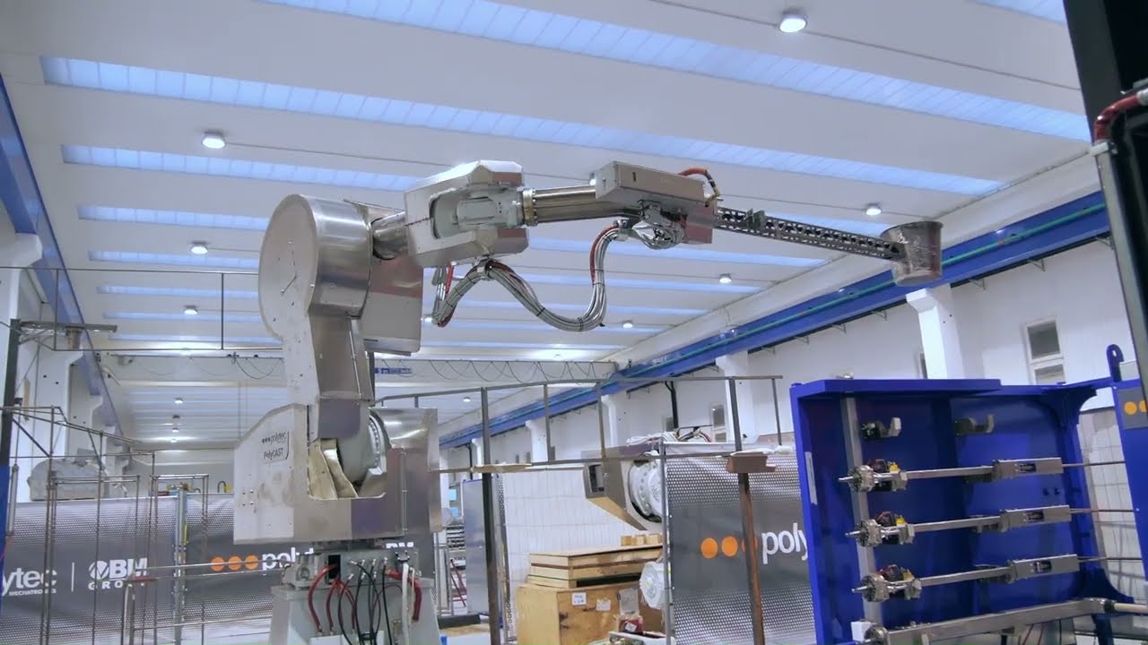 PolyCAST: Multitool robotic solution for caster operations | Factory Acceptance Test