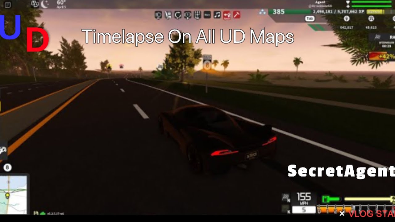 Timelapse On All UD Maps ( Ultimate Driving ) - SecretAgent