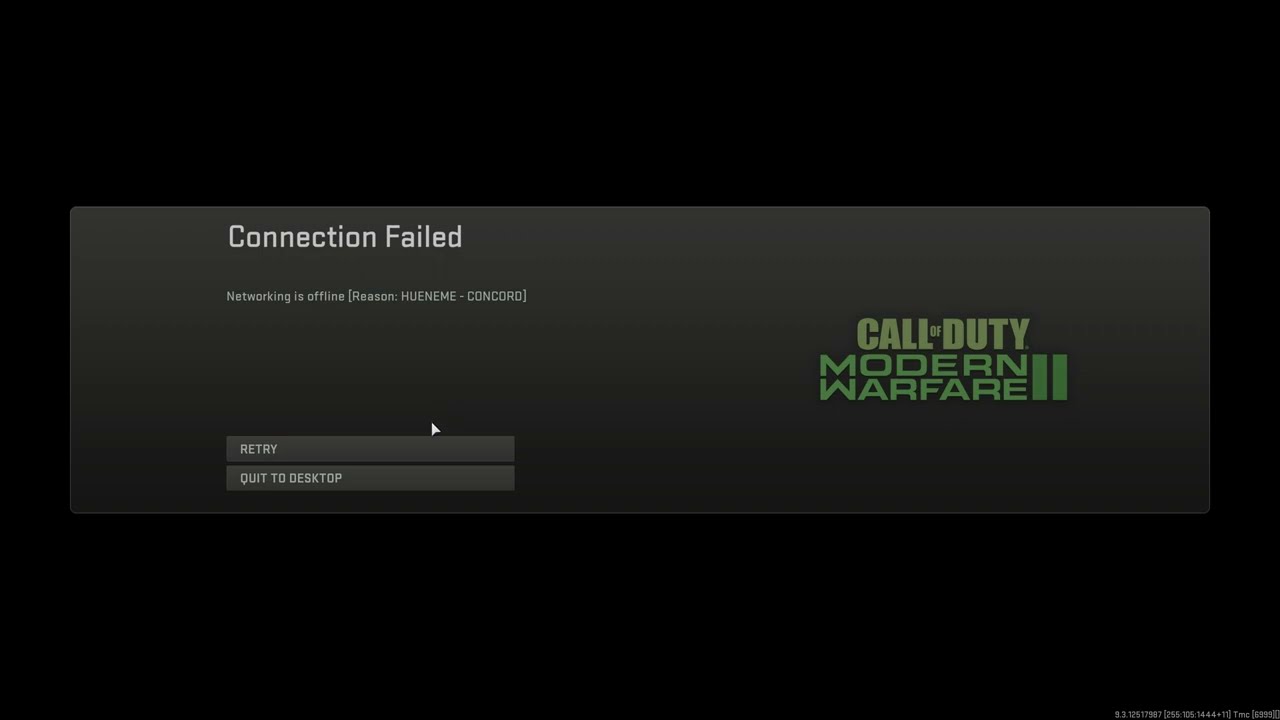 Modern Warfare 2 | Warzone 2 | Fix HUENEME CONCORD Error Code | Networking is offline | PC