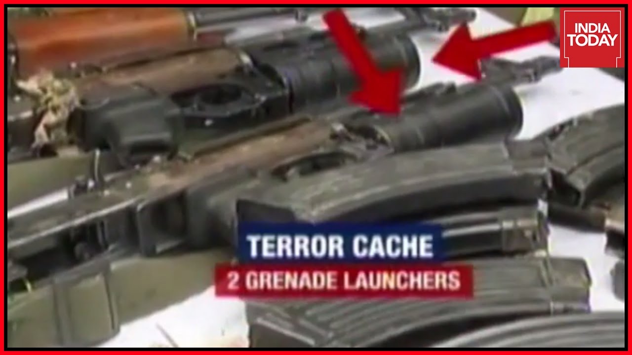 Items With Pakistani Markings Recovered From Terrorists Killed In Handwara, J&K