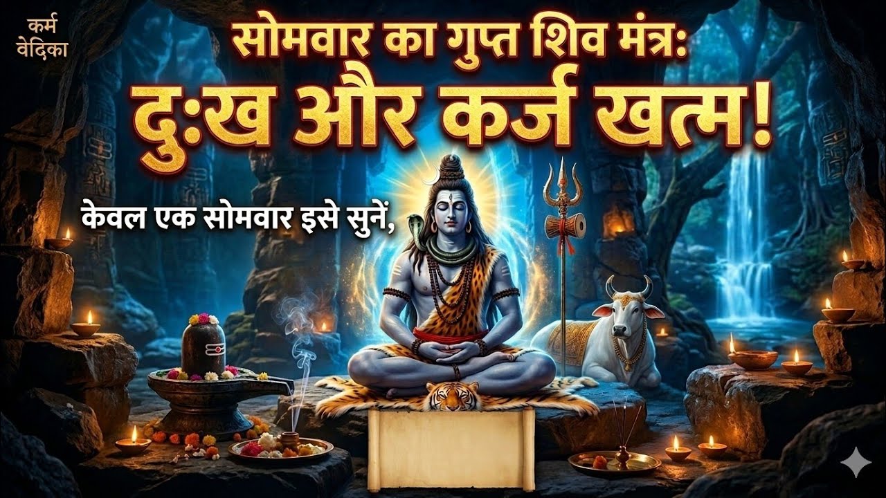 Powerful Shiva Mantra for Debt Removal & Success | सोमवार को केवल 108 बार इसे सुनें।
