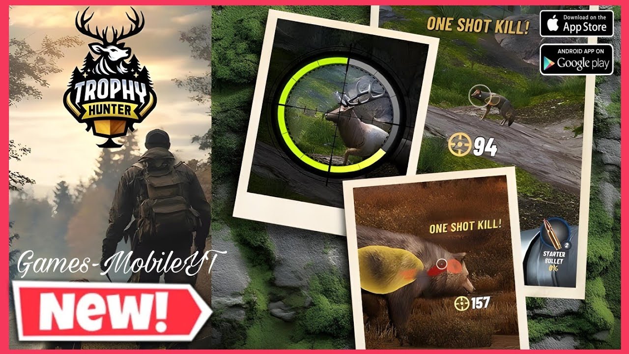 Trophy Hunter  Gameplay/Part 1  (Android/IOS) #trophyhunter #trophyhuntermobile #gamesmobile#newgame